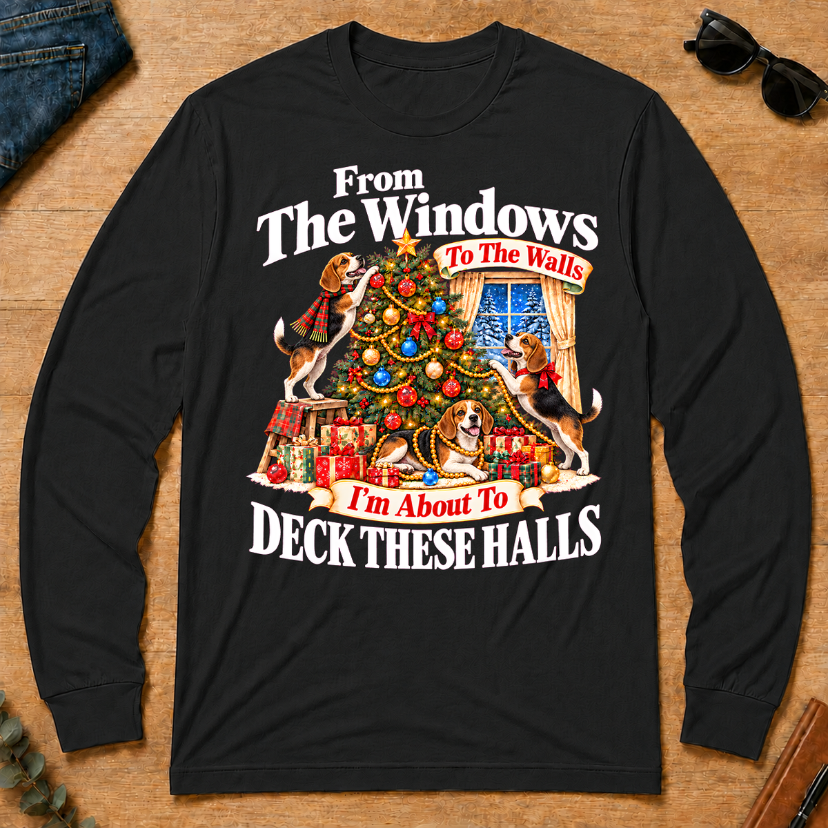 From the Windows to the Walls Beagle - black - LST2D-Black
