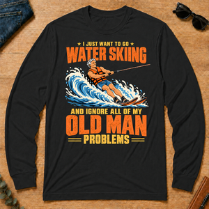 I Just Want To Go Water Skiing - black - LST2D-Black