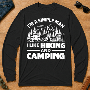 I Like Hiking And Camping - black - LST2D-Black