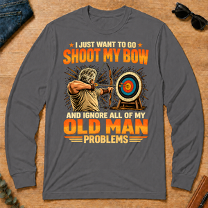 I Just Want To Go Shoot My Bow - charcoal - LST2D-Charcoal