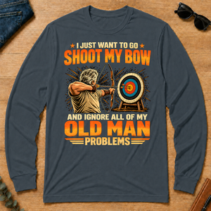 I Just Want To Go Shoot My Bow - dark-heather - LST2D-DarkHeather