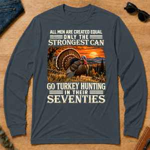 Turkey Hunting Strongest Man In Seventies - dark-heather - LST2D-DarkHeather
