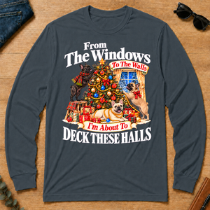 From the Windows to the Walls French Bulldog - dark-heather - LST2D-DarkHeather