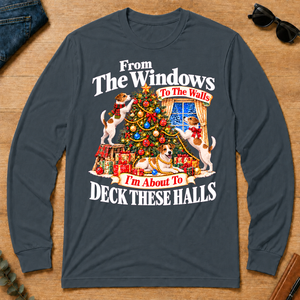 From the Windows to the Walls Jack Russell Terrier - dark-heather - LST2D-DarkHeather
