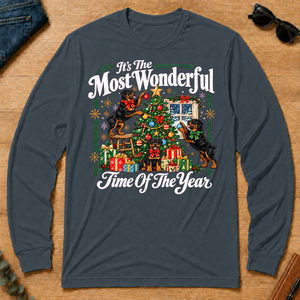 Wonderful Christmas Rottweiler - dark-heather - LST2D-DarkHeather