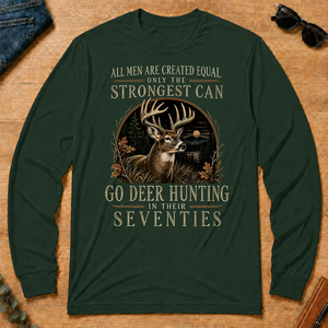 Deer Hunting Strongest Man In Seventies - forest-green - LST2D-ForestGreen