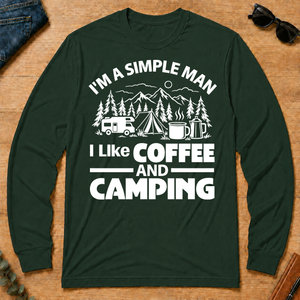 I Like Coffee And Camping - forest-green - LST2D-ForestGreen