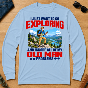 I Just Want To Go Exploring - light-blue - LST2D-LightBlue