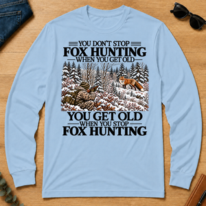 Don't Stop Winter Fox Hunting Snow - light-blue - LST2D-LightBlue