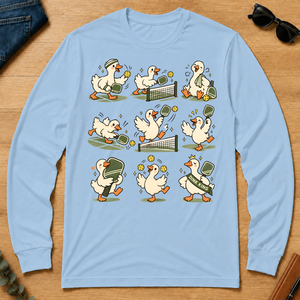 Pickleball Lover Cute Goose - light-blue - LST2D-LightBlue