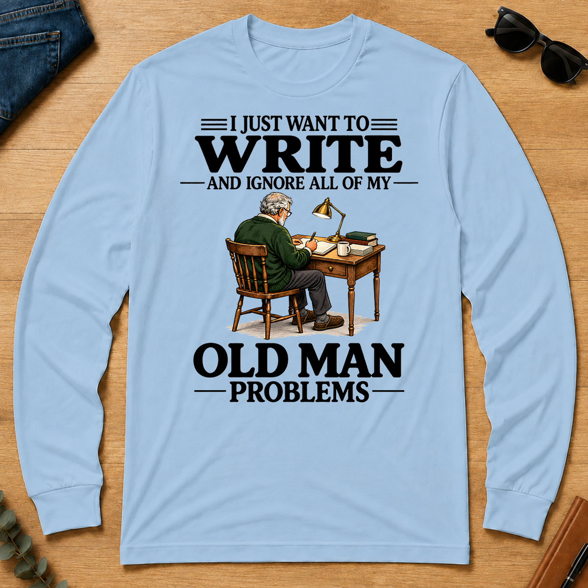 I Just Want To Write - light-blue - LST2D-LightBlue