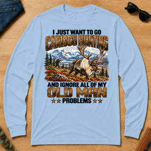 I Just Want To Go Caribou Hunting - light-blue - LST2D-LightBlue