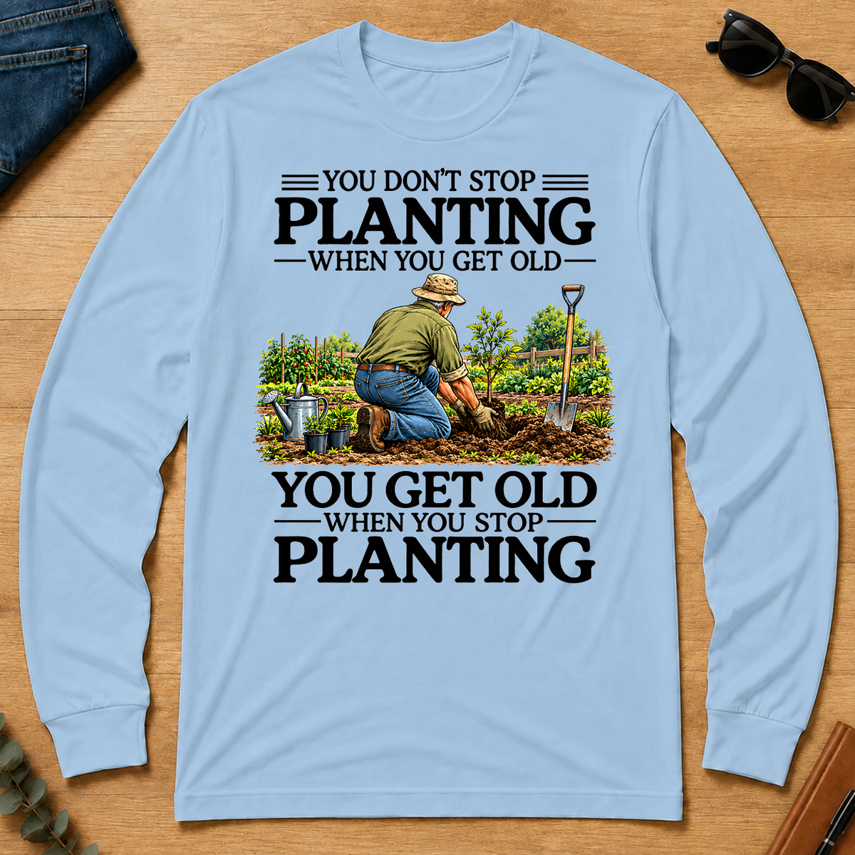 Don't Stop Planting - light-blue - LST2D-LightBlue