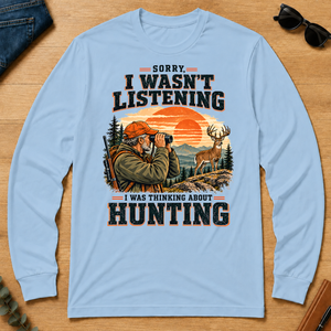 I Was Thinking About Hunting - light-blue - LST2D-LightBlue
