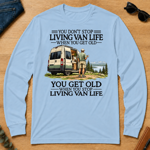 Don't Stop Living Van Life - light-blue - LST2D-LightBlue