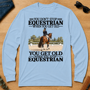 Don't Stop Equestrian - light-blue - LST2D-LightBlue