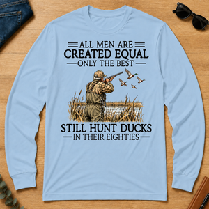 All Men Are Created Equal Duck Hunting 80s - light-blue - LST2D-LightBlue