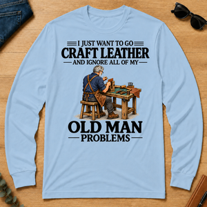 I Just Want To Craft Leather Vintage - light-blue - LST2D-LightBlue