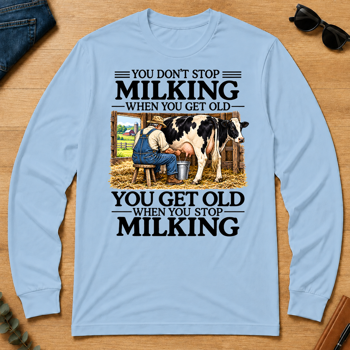 Don't Stop Milking - light-blue - LST2D-LightBlue