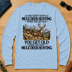 Don't Stop Mule Deer Hunting - light-blue - LST2D-LightBlue