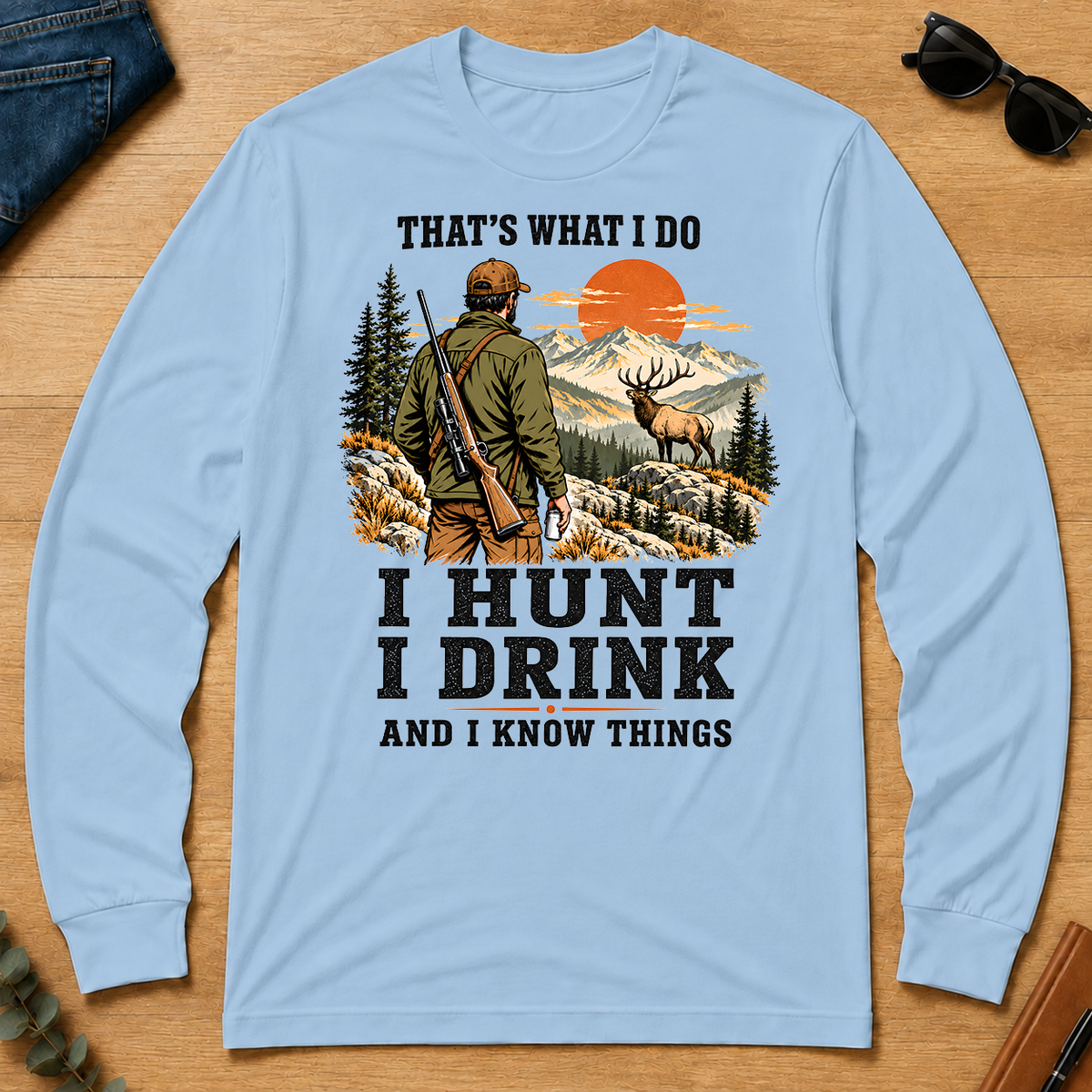 I Hunt I Drink And I Know Things - light-blue - LST2D-LightBlue