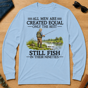 All Men Are Created Equal Only The Best Still Fish 90s - light-blue - LST2D-LightBlue