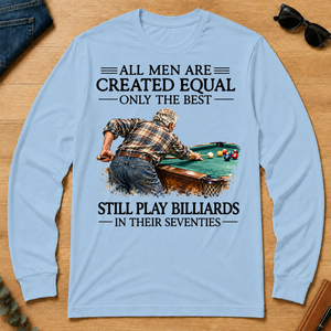Still Play Billiards In Seventies - light-blue - LST2D-LightBlue