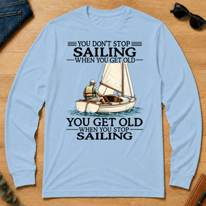 Don't Stop Sailing Vintage Ar - light-blue - LST2D-LightBlue