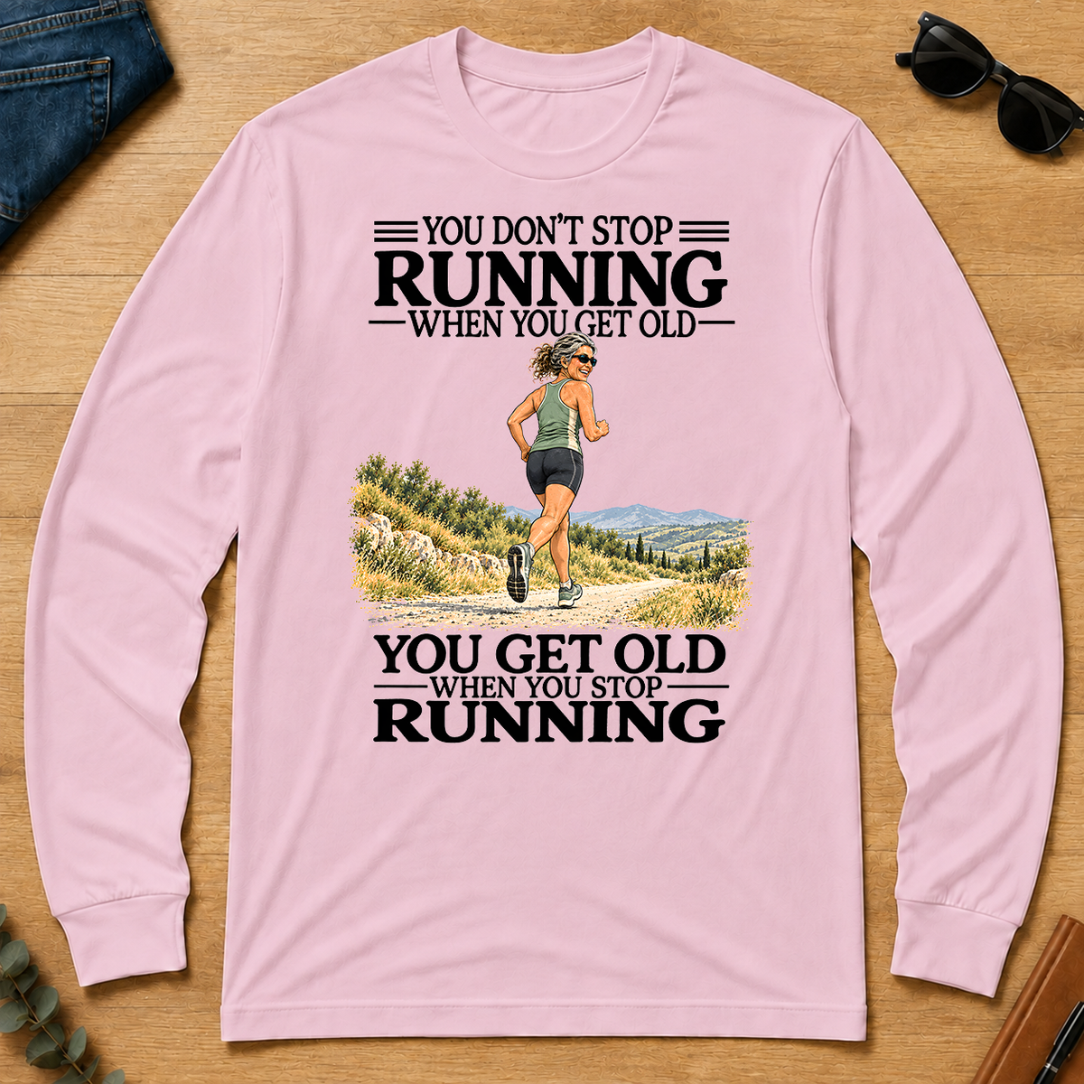 Don't Stop Running - light-pink - LST2D-LightPink