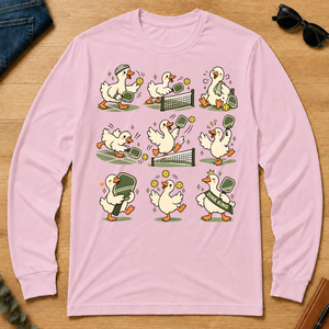 Pickleball Lover Cute Goose - light-pink - LST2D-LightPink
