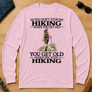 Don't Stop Hiking - light-pink - LST2D-LightPink