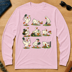Funny Ducks Playing Pickleball - light-pink - LST2D-LightPink