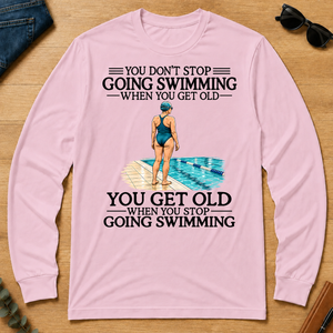 Don't Stop Going Swimming Woman - light-pink - LST2D-LightPink