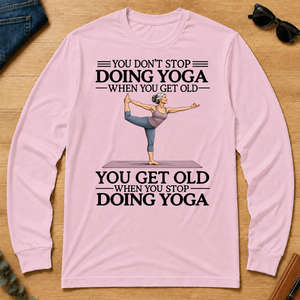 Don't Stop Doing Yoga - light-pink - LST2D-LightPink
