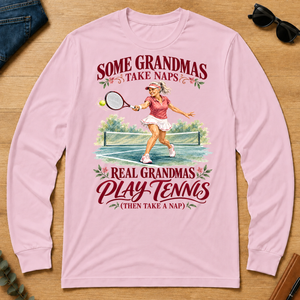 Real Grandmas Play Tennis - light-pink - LST2D-LightPink