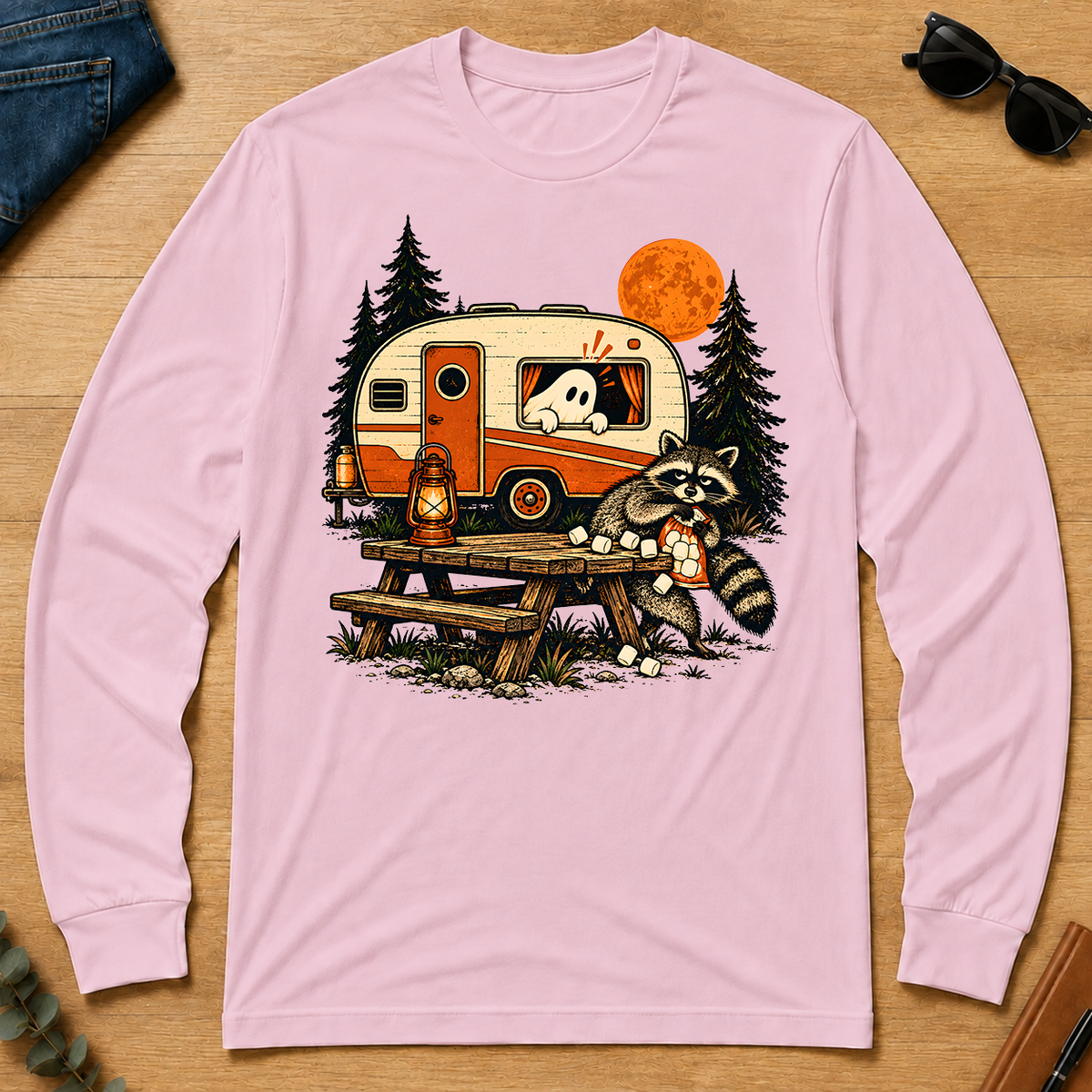 The Midnight Snack Bandit - light-pink - LST2D-LightPink