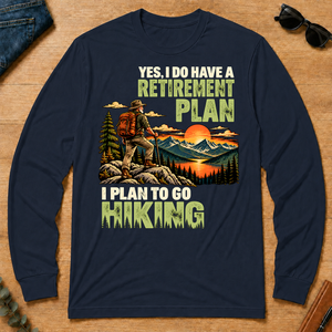 I Plan To Go Hiking - navy - LST2D-Navy