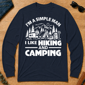 I Like Hiking And Camping - navy - LST2D-Navy