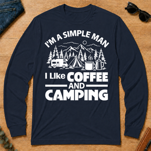 I Like Coffee And Camping - navy - LST2D-Navy