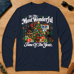Wonderful Christmas Rottweiler - navy - LST2D-Navy