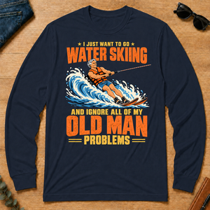 I Just Want To Go Water Skiing - navy - LST2D-Navy