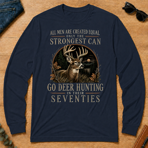 Deer Hunting Strongest Man In Seventies - navy - LST2D-Navy