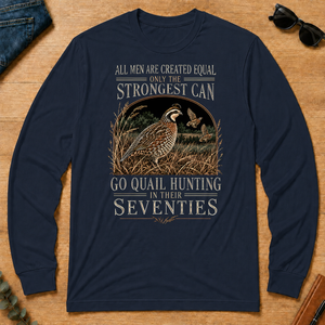 Quail Hunting Strongest Man In Seventies - navy - LST2D-Navy