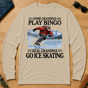 Some Grandpas Play Bingo Real Grandpas Go Ice Skating - sand - LST2D-Sand