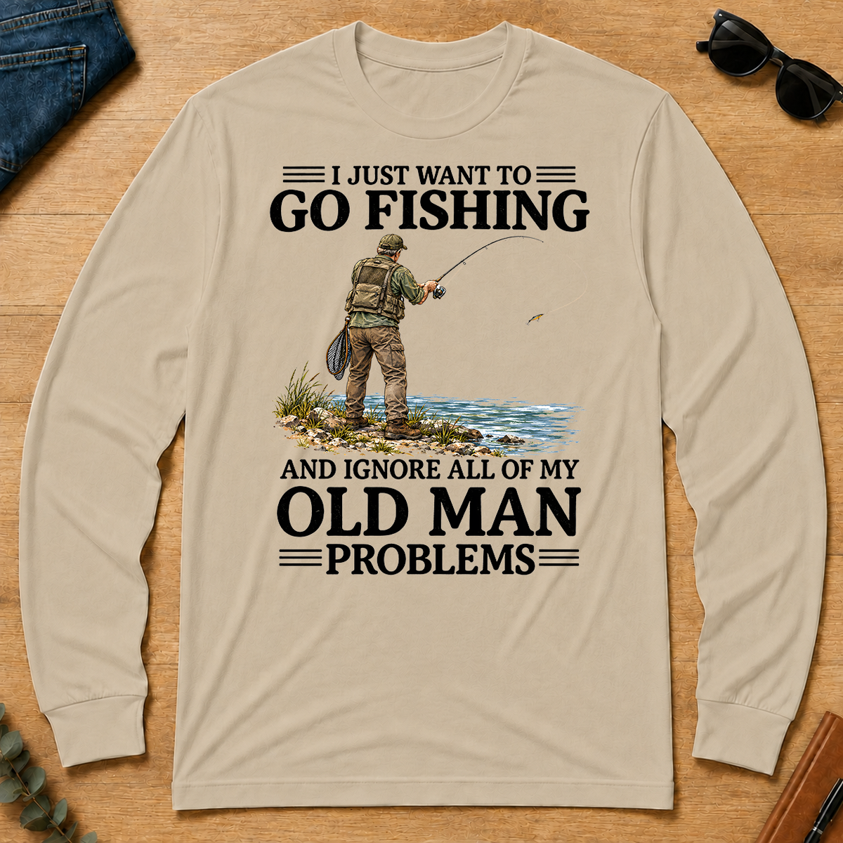 I Just Want To Go Fishing - sand - LST2D-Sand