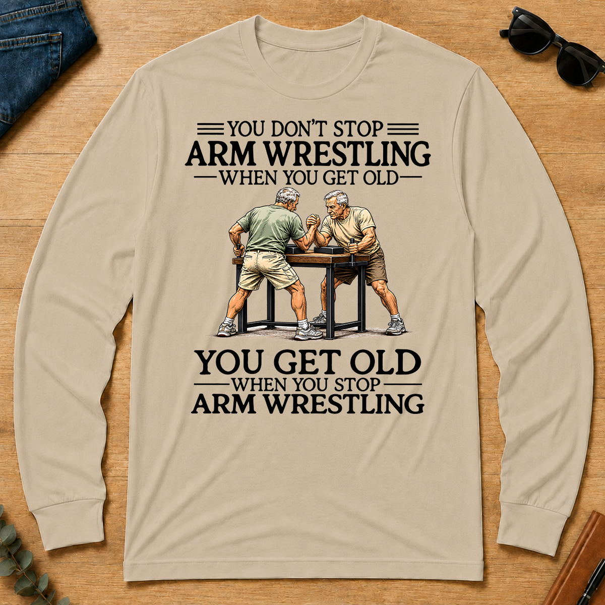 Don't Stop Arm Wrestling - sand - LST2D-Sand