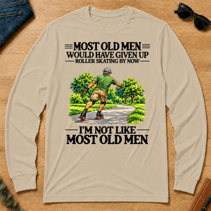 Most Old Man Would Have Given Up Roller Skating - sand - LST2D-Sand