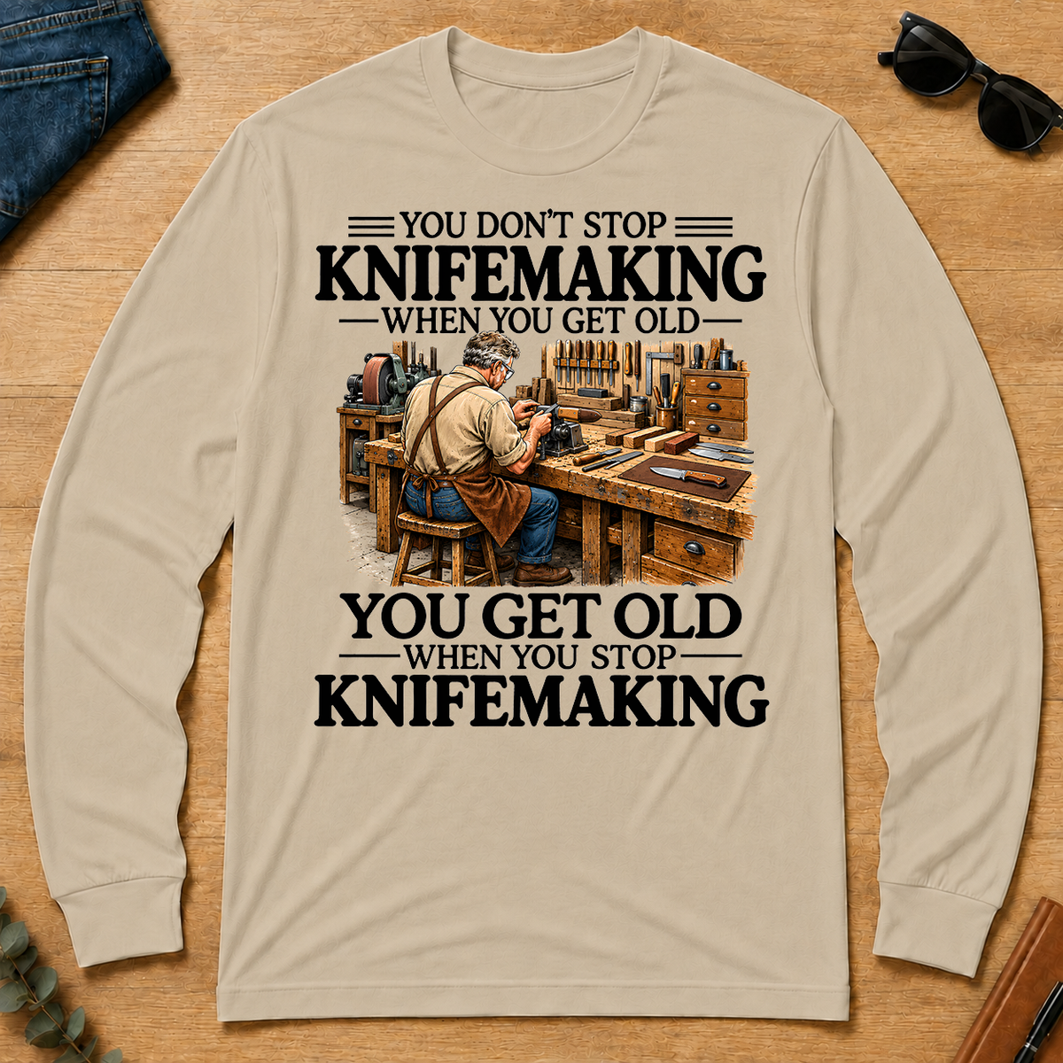 Don't Stop Knifemaking - sand - LST2D-Sand