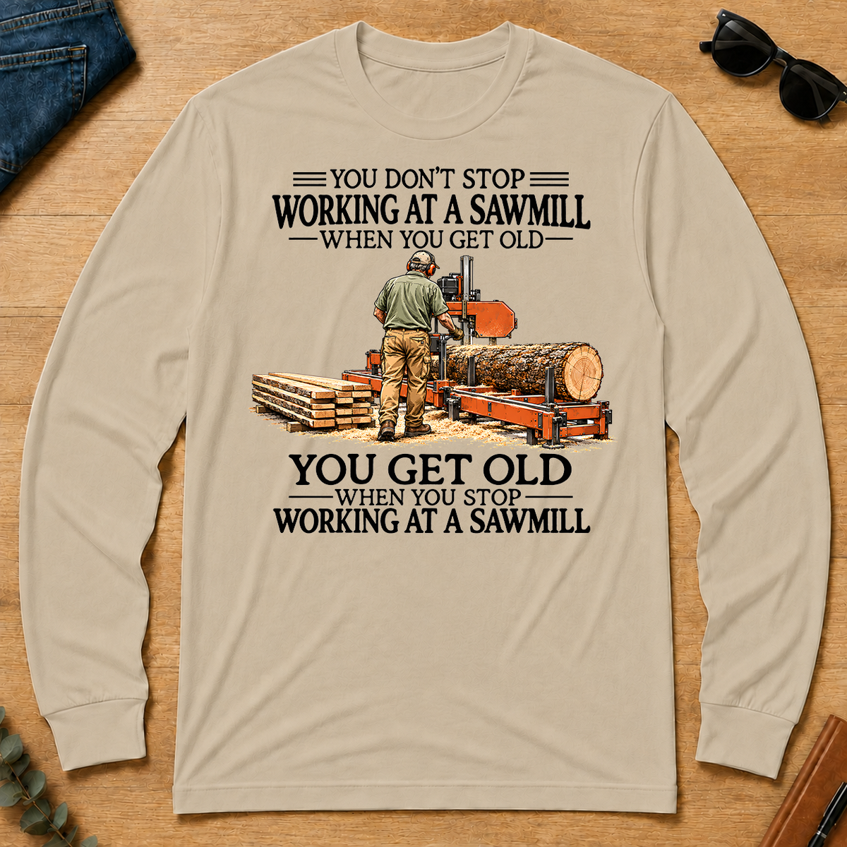 Don't Stop Working at a Sawmill - sand - LST2D-Sand