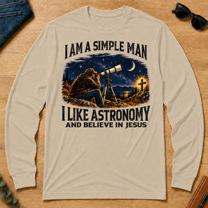 I Am Simple Man I Like Astronomy - sand - LST2D-Sand